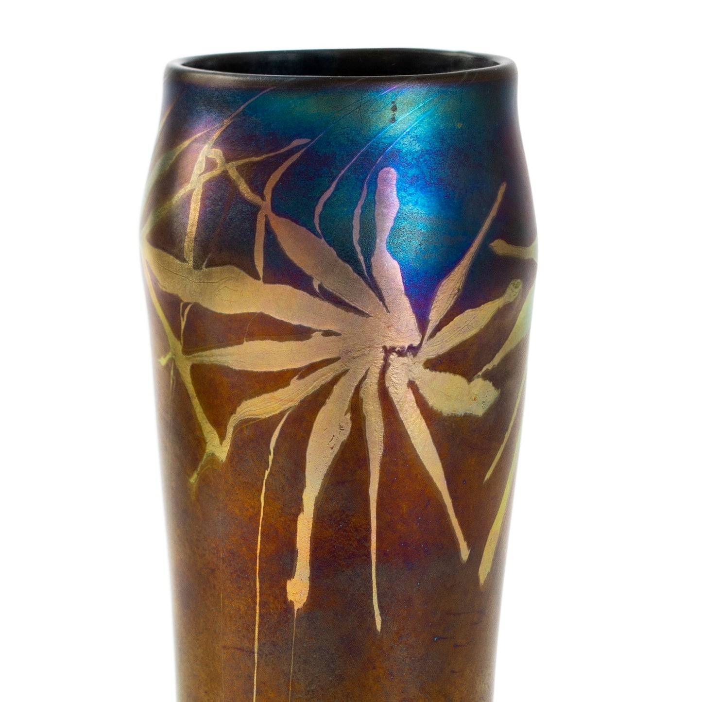 Macklowe Gallery Tiffany Studios New York Favrile “Allium” Glass Vase