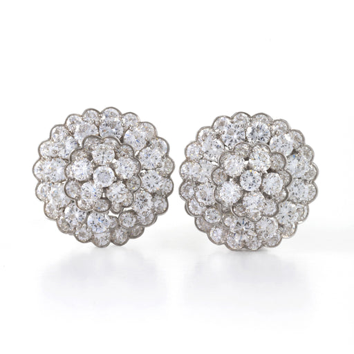 Macklowe Gallery Van Cleef & Arpels Blooming Diamond Cluster Stud Earrings